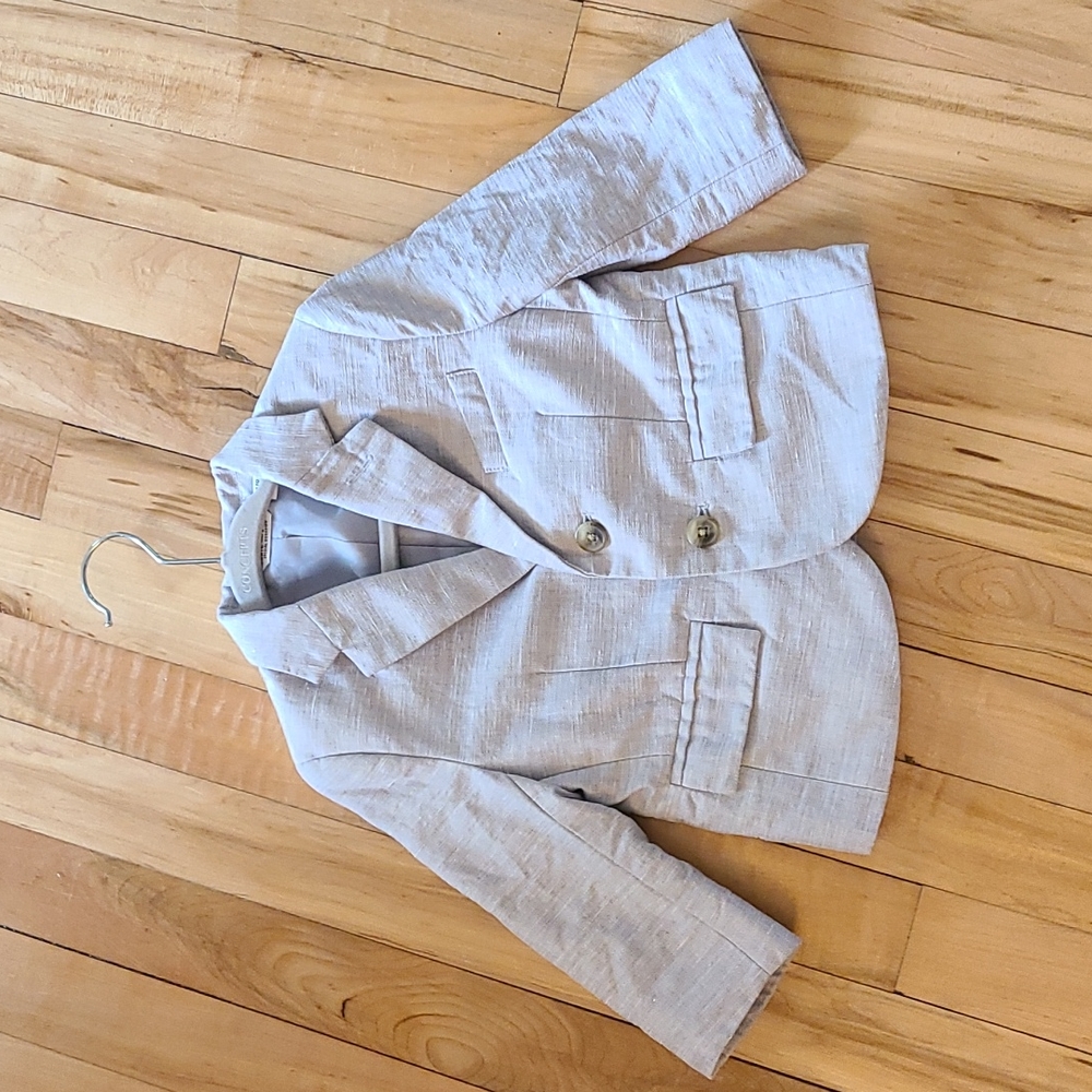 Cloud Grey Linen Suit Jacket